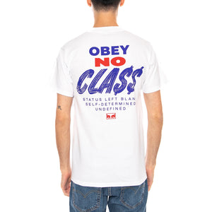 Obey Class Dropout Tee -- Maglietta Girocollo Uomo Bianca 165264092 WHT OBEY 