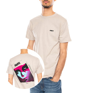 Obey Alternate Reality Tee -- Maglietta Girocollo Uomo Grigia 165264140 SIG OBEY 