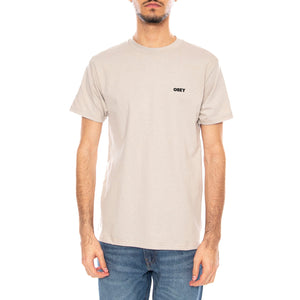 Obey Alternate Reality Tee -- Maglietta Girocollo Uomo Grigia 165264140 SIG OBEY 