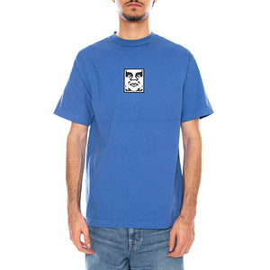 OBEY  Icon Face Tee Pigment Electric Indigo - Maglietta Girocollo Uomo Blu 167924152 EID OBEY 