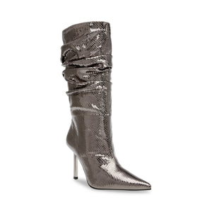 Izabela Pewter Grey - Stivali Alti Donna Grigi<BR/><BR/> SMSIZABELA 733 STEVE MADDEN 