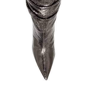 Izabela Pewter Grey - Stivali Alti Donna Grigi<BR/><BR/> SMSIZABELA 733 STEVE MADDEN 