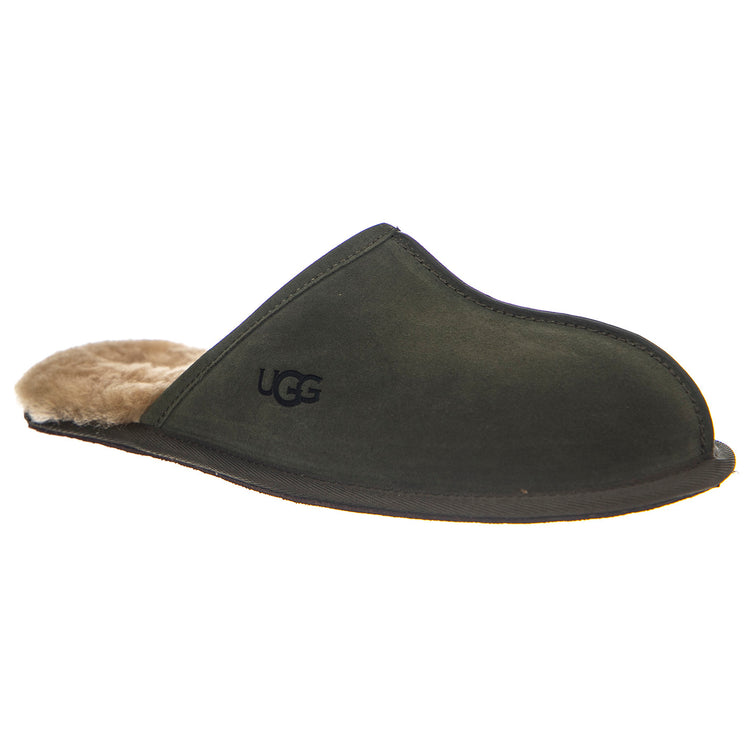 UGG M Scuff Slippers Forest Night - Pantofole Uomo in Pelle Scamosciata Verde Scuro 1101111M MFRSN UGG 