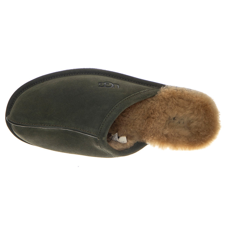 UGG M Scuff Slippers Forest Night - Pantofole Uomo in Pelle Scamosciata Verde Scuro 1101111M MFRSN UGG 