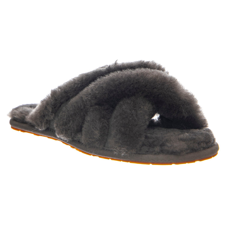 UGG W Scuffita Charcoal - Pantofole Donna in Pelle Scamosciata Grigia 1123572W CHR UGG 