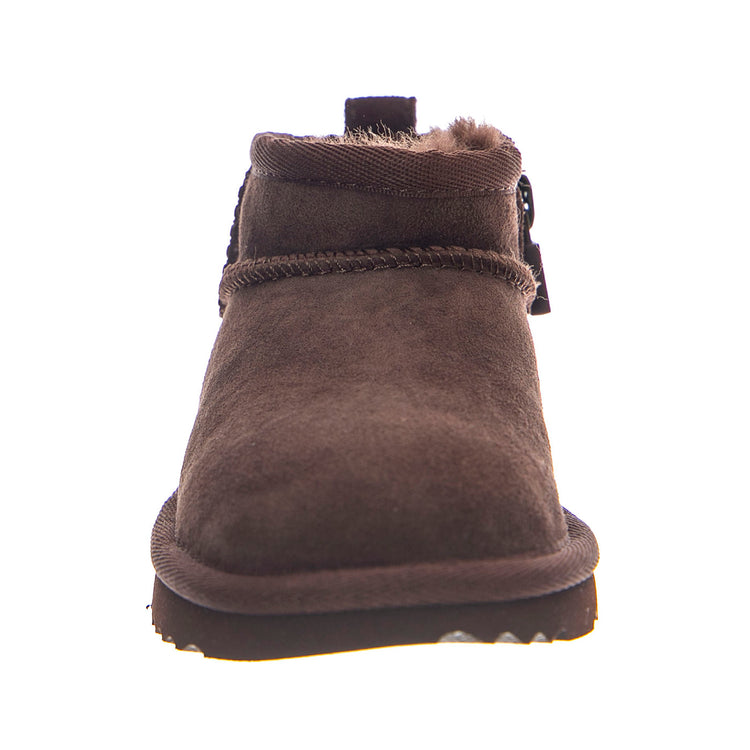 UGG Classic Ultra Mini Burnt Cedar - Scarpe Bambino/Bambina in Pelle Scamosciata Marrone 1130750T BCDR UGG 