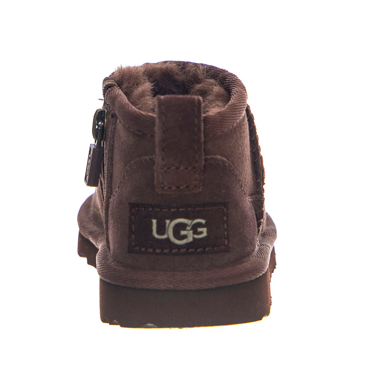UGG Classic Ultra Mini Burnt Cedar - Scarpe Bambino/Bambina in Pelle Scamosciata Marrone 1130750T BCDR UGG 