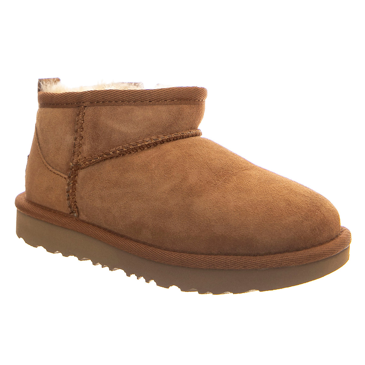UGG Classic Ultra Mini Chestnut - Scarpe Bambino/Bambina in Pelle Scamosciata Marrone 1130750T CHE UGG 