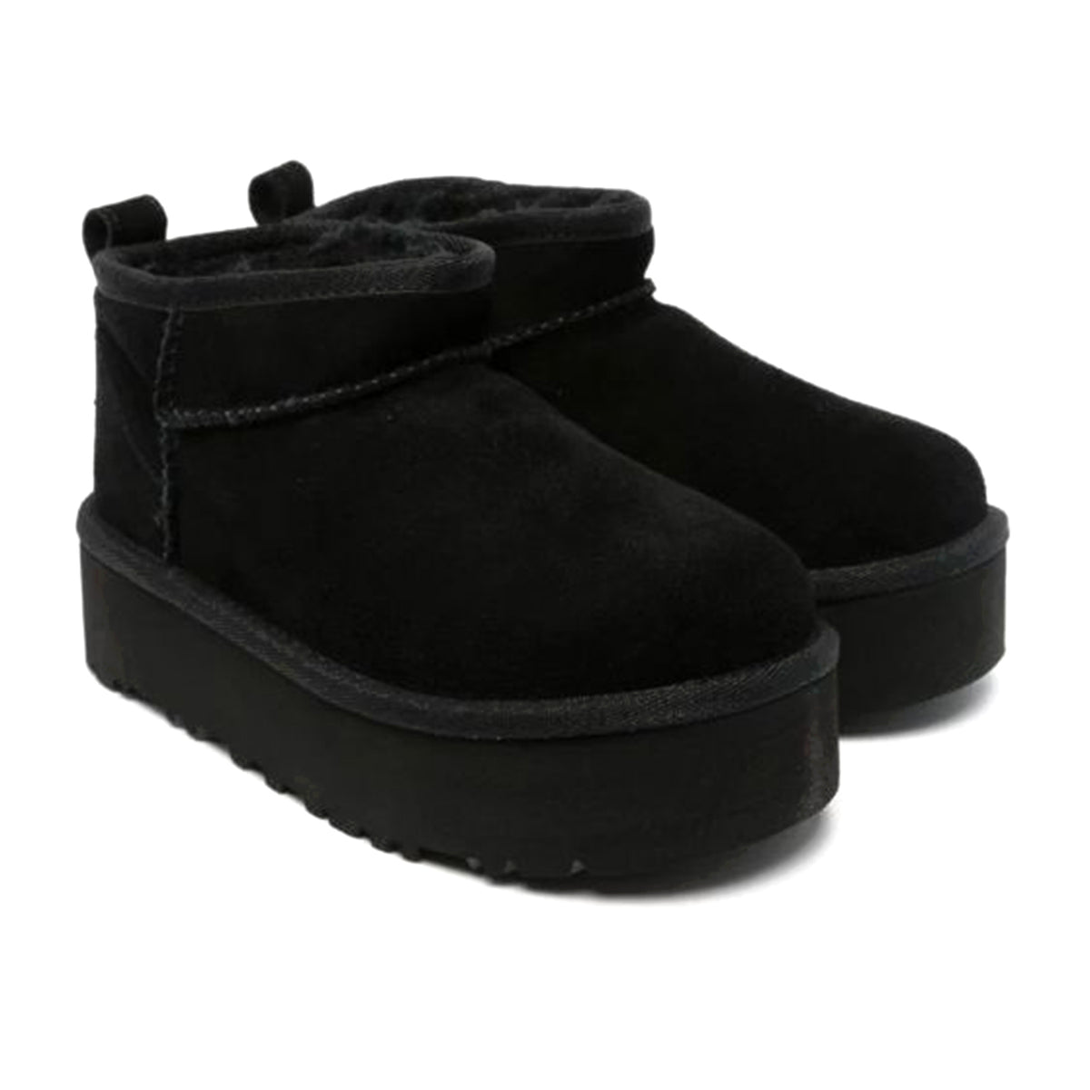 UGG® CLASSIC ULTRA MINI PLATFORM BLACK - Stivaletti Bambini Neri 1157791K BLK UGG 