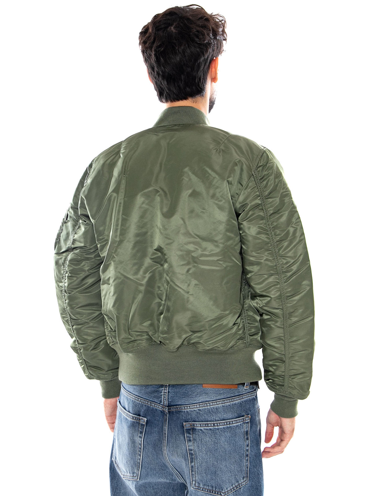 MA-1 HERITAGE BOMBER JACKET SAGE GREEN - Giacca Uomo Verde 100101 01 ALPHA INDUSTRIES 
