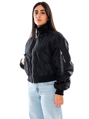 MA-1 Cropped Bomber -- Giacca Donna Nera F258010 3 ALPHA INDUSTRIES 