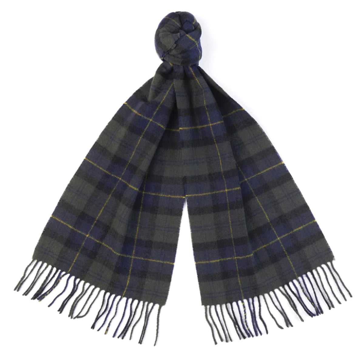 Barbour Tartan Lambswool Scarf Olive Night - Sciarpa Multicolore 262MUSC0001 TN28 BARBOUR 