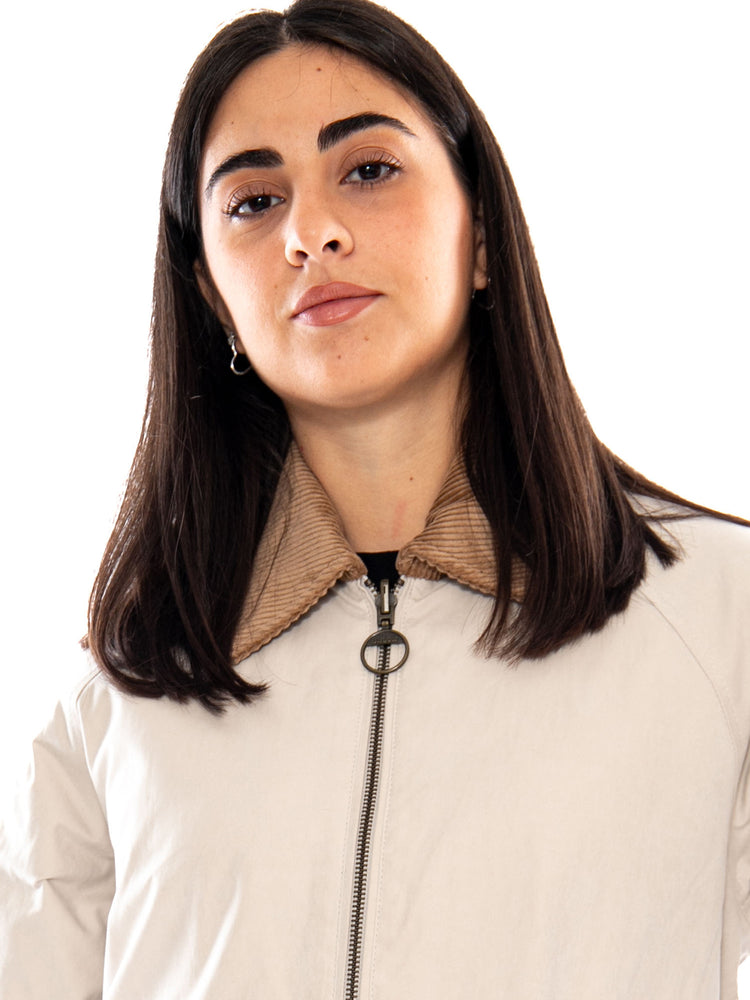 Barbour Dawn Reversible Casual Jacket Mist / Dress - Giacca Donna Beige e Tartan 262MLCA0415 ST11 BARBOUR 