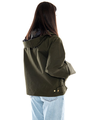 Barbour Terrington Showerproof Jacket Olive / Brown - Giacca Donna Marrone 262MLSP0354 OL71 BARBOUR 
