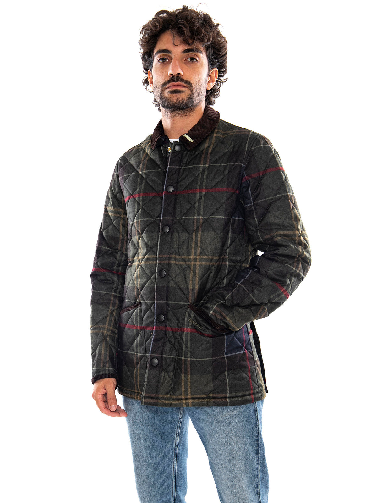 TTN Liddesdale Quilted Jacket Classic Tartan - Giacca Uomo Tartan 262MMQU1909 TN14 BARBOUR 