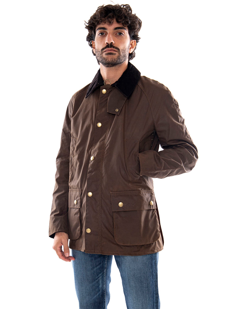 Barbour Ashby Wax Jacket Bark - Giacca Cerata Uomo Marrone<BR/><BR/> 262MMWX0339 BR31 BARBOUR 