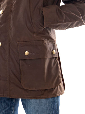 Barbour Ashby Wax Jacket Bark - Giacca Cerata Uomo Marrone<BR/><BR/> 262MMWX0339 BR31 BARBOUR 
