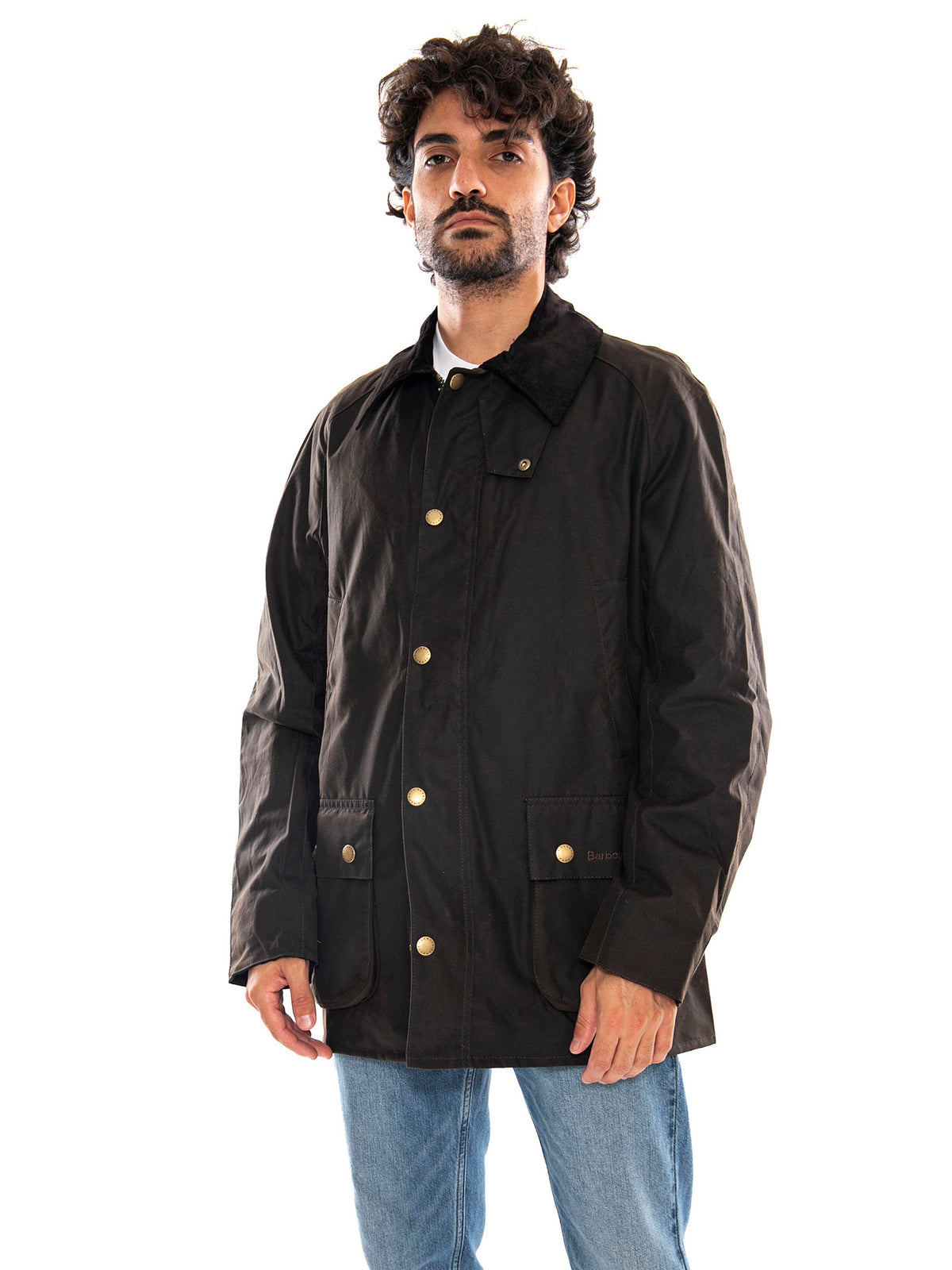 Ashby Wax Jacket Olive / Brown - Giacca Uomo Verde Oliva / Marrone 262MMWX0339 OL71 BARBOUR 