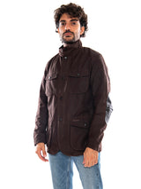 Ogston Wax Jacket Rustic Classic - Veste Homme Marron Homme BARBOUR