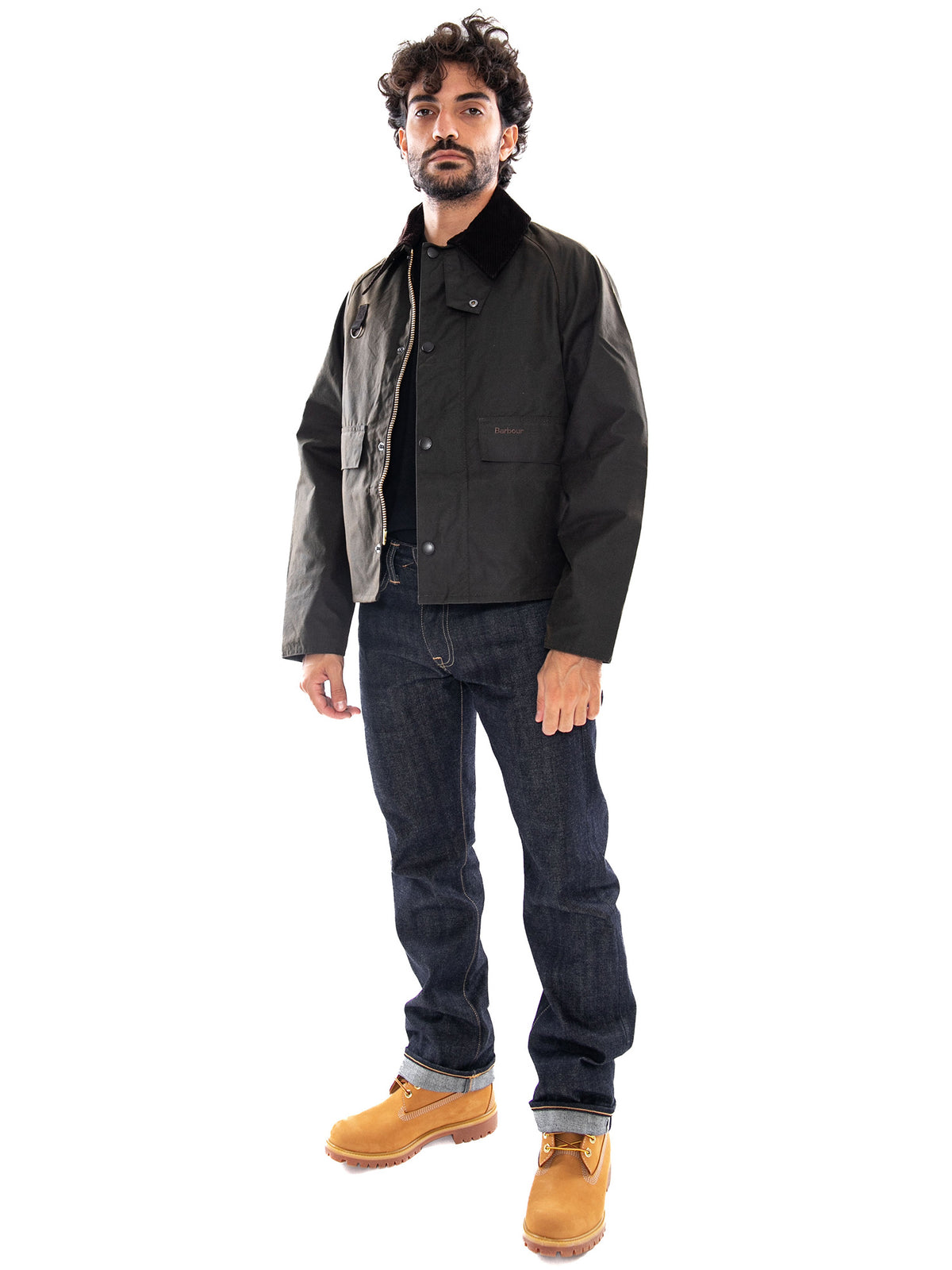 Barbour SL Spey Jacket Olive - Giacca Uomo Marrone 262MMWX1212 OL51 BARBOUR 