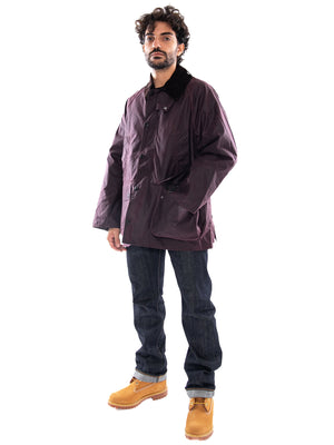 Barbour OS Bedale Wax Bordeaux - Giacca Uomo Bordeaux 262MMWX1679 RE91 BARBOUR 