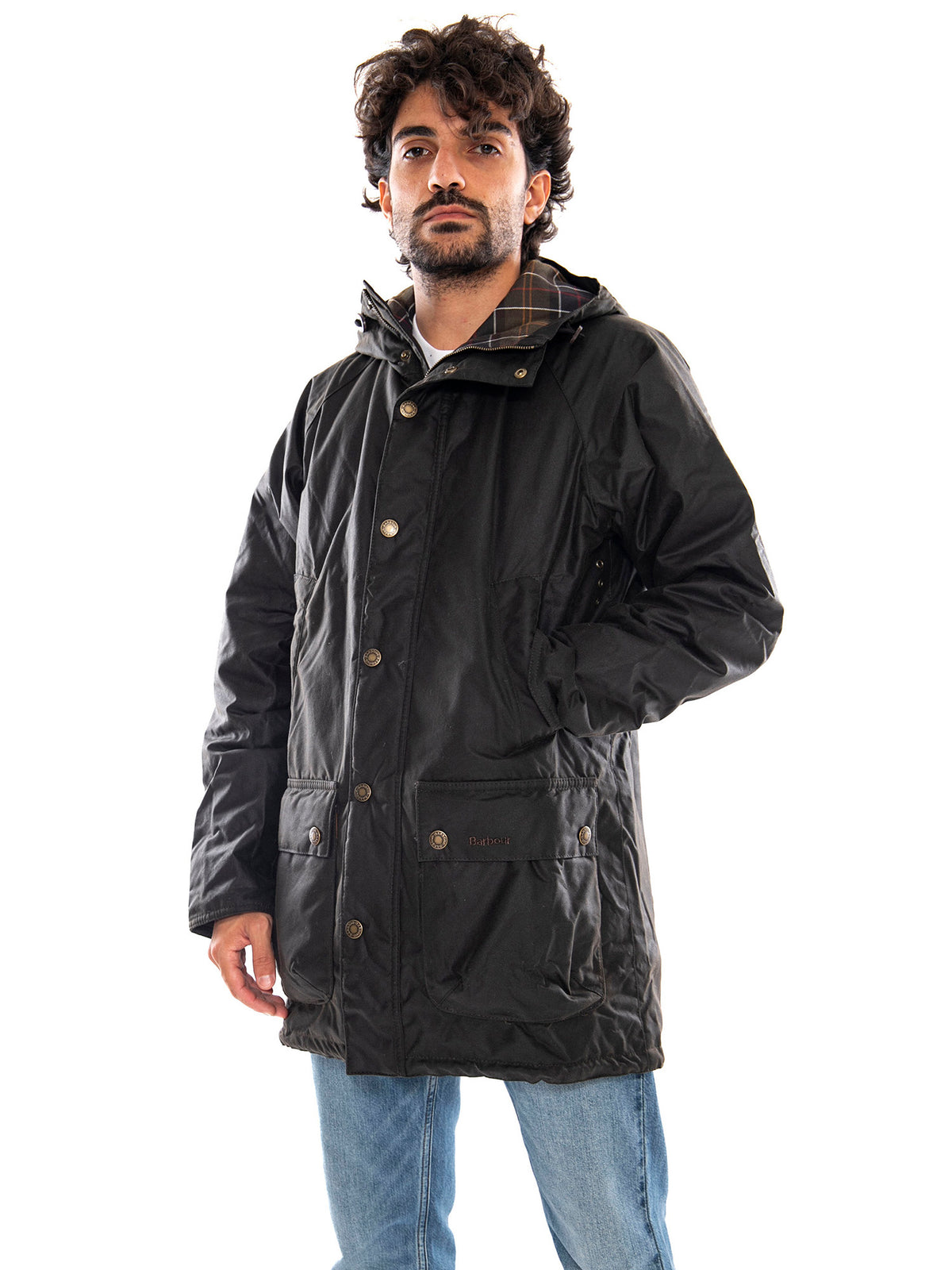 Bedale Wax Parka Olive / Brown - Parka Uomo Verde Oliva / Marrone 262MMWX2494 OL71 BARBOUR 