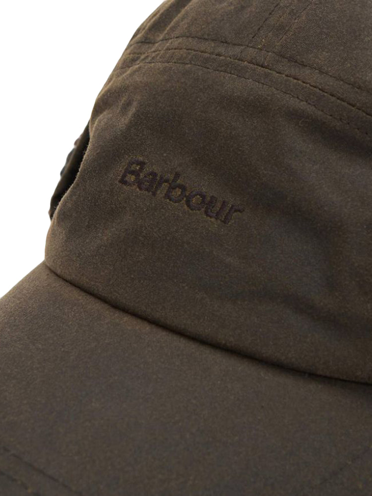Barbour Lonnen Carpenter Cap Olive - Cappellino con Visiera Marrone<BR/><BR/> MHA0981 OL51 BARBOUR 