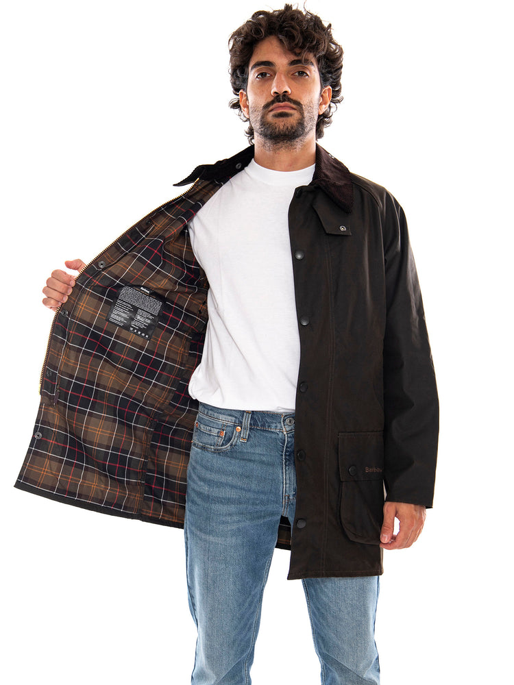 Classic Beaufort Wax Jacket Olive / Brown - Giacca Uomo Verde Oliva / Marrone MWX0002 OL71 BARBOUR 