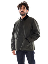 Barbour Short Liddesdale Wax Jacket Sage - Chaqueta Hombre Verde Hombre BARBOUR