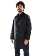 Barbour Long Spey Wax Jacket Sage - Chaqueta Hombre Verde Hombre BARBOUR