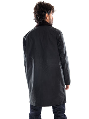 Barbour Long Spey Wax Jacket Sage - Giacca Uomo Verde MWX2594 SG51 BARBOUR 