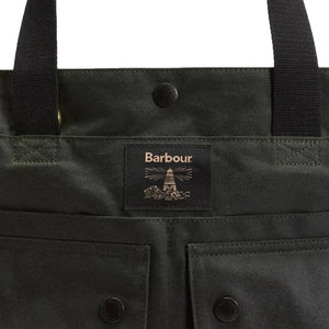 Barbour Field Wax Tote Bag Sage / Classic - Borsa a Tracolla Verde 262MUBA0750 SG91 BARBOUR 