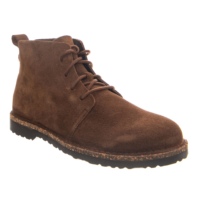 Uppsala Mid S Suede Leather Dark Tea - Stivaletti Uomo Marroni 1030221 DKT BIRKENSTOCK 
