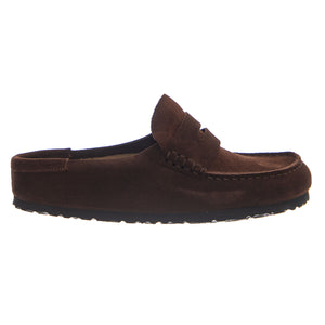 BIRKENSTOCK NAPLES WRAPPED SUEDE LEATHER - Calzata Stretta - Mocassini Uomo Marroni 1031701 CRF BIRKENSTOCK 