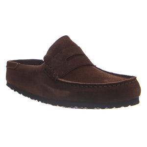 BIRKENSTOCK NAPLES WRAPPED SUEDE LEATHER - Calzata Stretta - Mocassini Uomo Marroni 1031701 CRF BIRKENSTOCK 