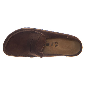 BIRKENSTOCK NAPLES WRAPPED SUEDE LEATHER - Calzata Stretta - Mocassini Uomo Marroni 1031701 CRF BIRKENSTOCK 