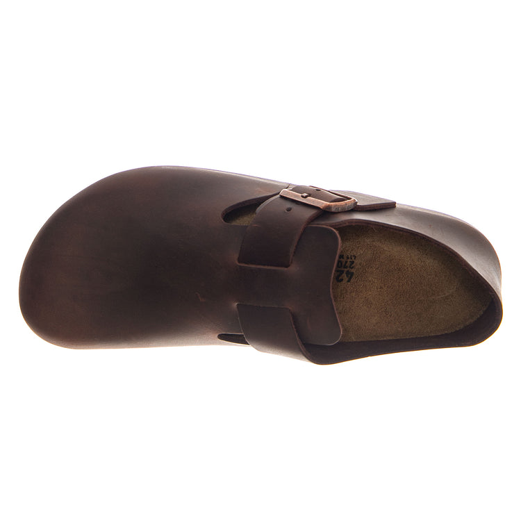 BIRKENSTOCK LONDON OILED LEATHER HABANA - Calzata Stretta - Sandali Uomo Marroni 166533 HBN BIRKENSTOCK 