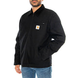 DETROIT JACKET BLACK / BLACK RIGID - Black Men's Jacket CARHARTT WIP