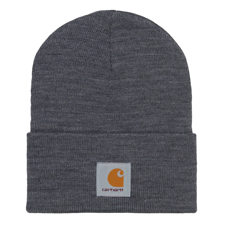 ACRYLIC WATCH HAT DARK GREY HEATHER - Cappellino a Cuffia Grigio Scuro I020175 ZMXX CARHARTT WIP 