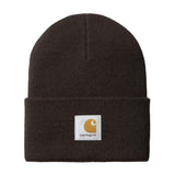 ACRYLIC WATCH HAT TOBACCO - Brown Beanie CARHARTT WIP ACCESSORIES