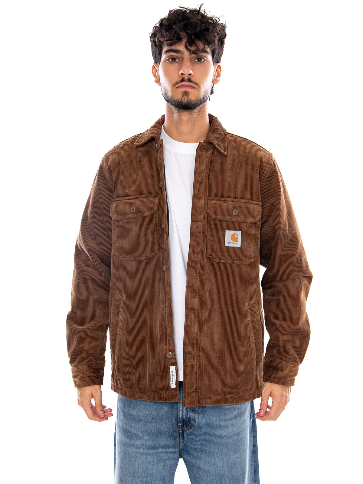 WHITSOME SHIRT JAC WIP H BROWN - Giacca Uomo Marrone I028827 3TGXX CARHARTT WIP 