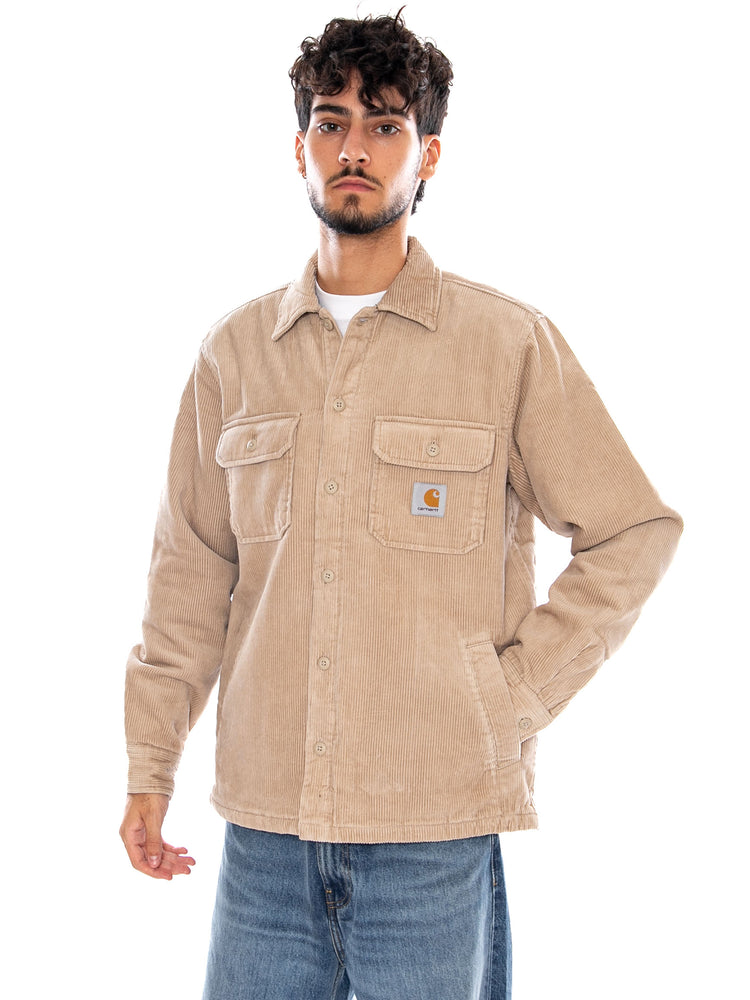 WHITSOME SHIRT JAC WALL - Giacca Uomo Beige I028827 G1XX CARHARTT WIP 