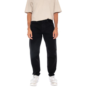 NEWEL PANT BLACK ONE WASH - Pantaloni Denim Jeans Uomo Neri I029208 892Y CARHARTT WIP 