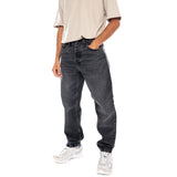 NEWEL PANT BLACK MARBLE USED WASH - Pantalones Denim Jeans Hombre Negros Hombre CARHARTT WIP