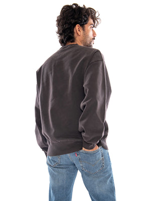 Vista Sweat Tobacco Garment Dyed - Felpa Girocollo Uomo Marrone I029522 47GD CARHARTT WIP 