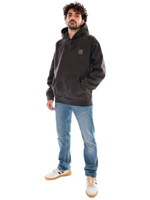 Hooded Vista Sweat Tobacco Garment Dyed - Felpa con Cappuccio Uomo Marrone I029523 47GD CARHARTT WIP 