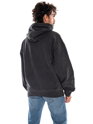 Hooded Vista Sweat Black Garment Dyed - Felpa con Cappuccio Uomo Nera I029523 89GD CARHARTT WIP 