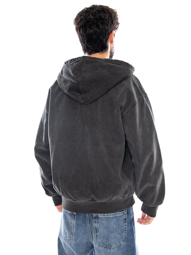 HOODED VISTA JACKET BLACK - Felpa con Cappuccio Uomo Nera I029524 89GD CARHARTT WIP 
