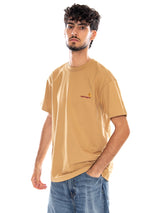 S/S American Script T-Shirt WIP Dusty H - T-Shirt Col Rond Homme Marron Homme CARHARTT WIP