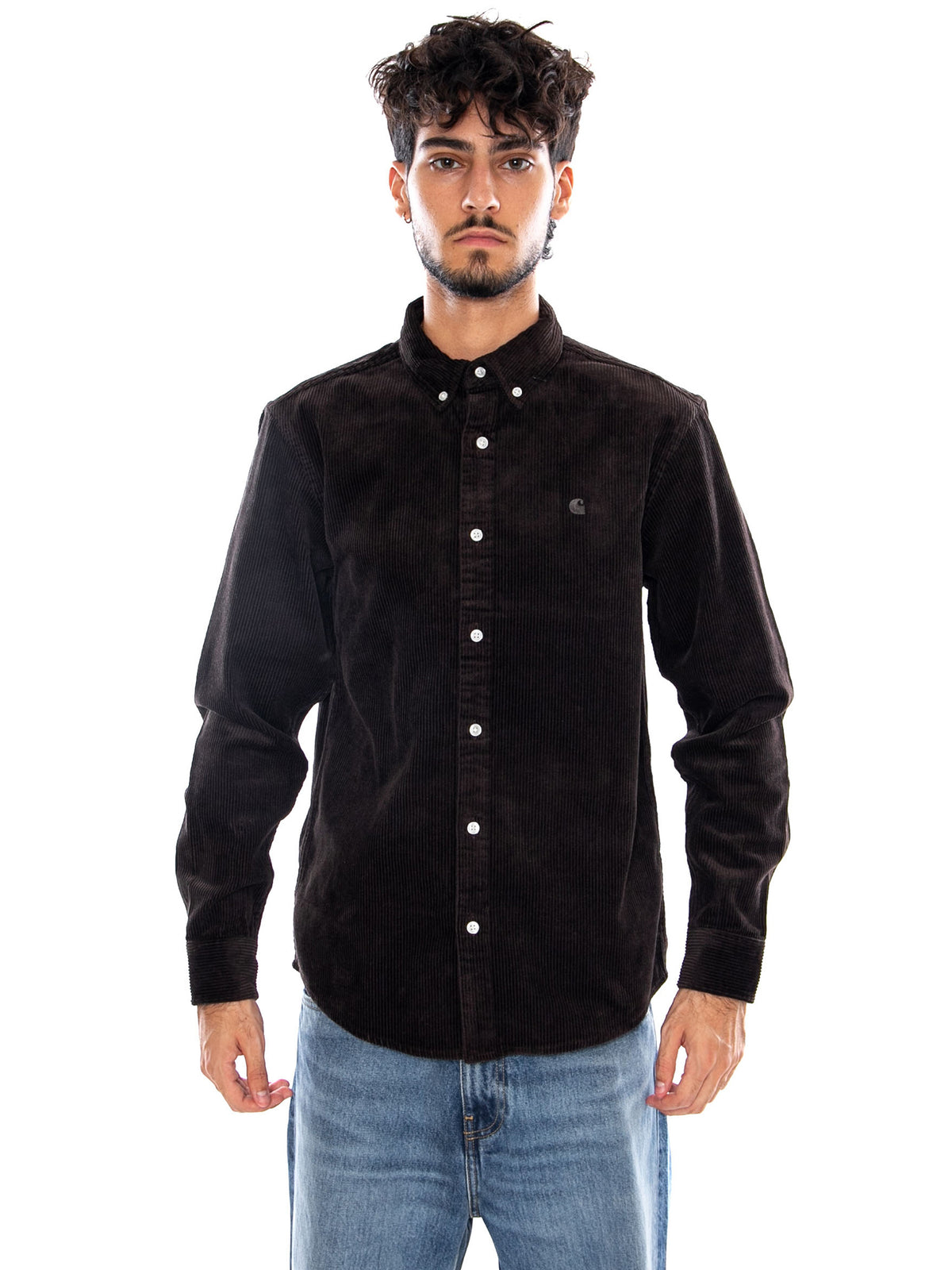 L/S MADISON CORD SHIRT - Camicia Uomo in Velluto a Coste I029958 47XX CARHARTT WIP 